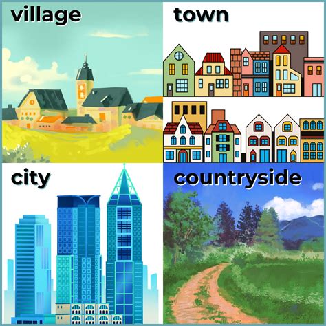 Towns vs. Villages .